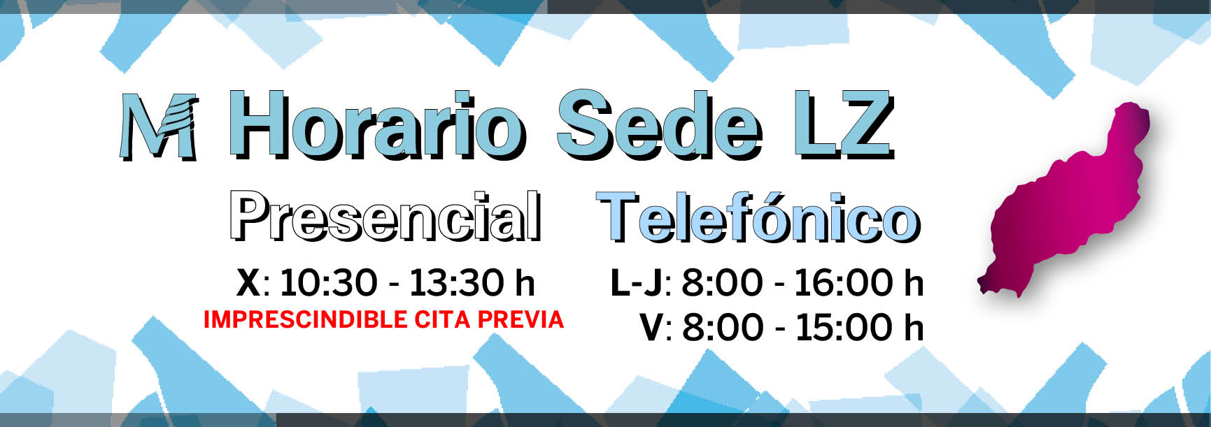 Horario presencial/telefónico LZ