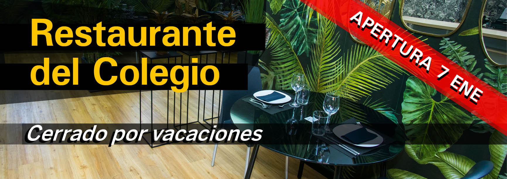 Restaurante cerrado navidad